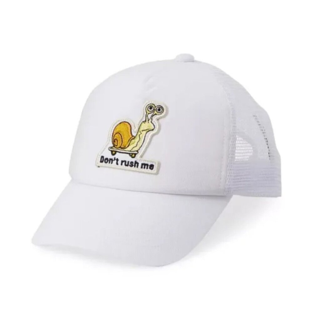 Sun+Stone Men’s Snail Graphic Snap Back Cap One Size NWD